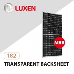 MBB 182 LNVU-525-545M Transparent Backsheet