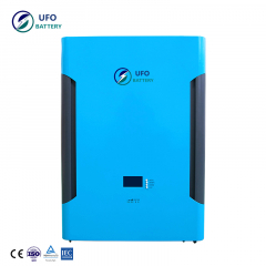UFO powerwall Ultra thin 5kwh powerwall lifepo4 lithium Wall-Mounted Battery for home solar energy system backup